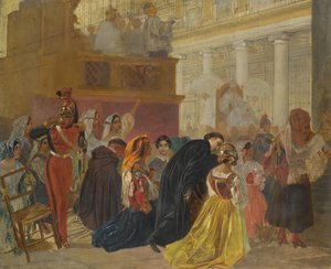 Il ritorno di Papa Pio IX a Roma, 1849