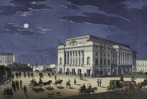 Il Teatro Aleksandrinsky a San Pietroburgo, prima metà del XIX secolo da Karl Petrovich Beggrov