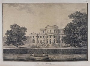 Il Palazzo Yelagin a San Pietroburgo, 1823 da Karl Petrovich Beggrov