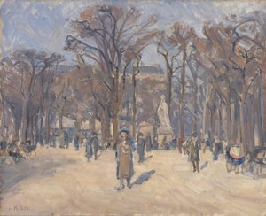 Giornata di marzo nel Jardin du Luxembourg, Parigi