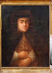 Ritratto della zarina Natalia Naryshkina da Karl Schurmann