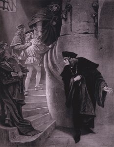 Scena dal Riccardo III di Shakespeare (Atto III, Scena 5) da Karl Theodor von Piloty