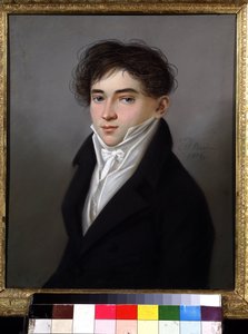 Ritratto del maresciallo della nobiltà di Saratov A.S. Kiselev da Karl Wilhelm Bardou