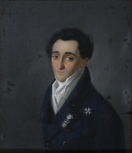 Ritratto di Christofor Ekimovich Abamelik-Lazarev 1789-1871, 1820 da Karl Wilhelm Bardou