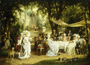 La Festa in Giardino da Karl or Carl the Younger Schweninger