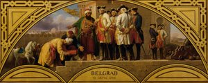 La consegna di Belgrado 1789 da Karl von Blaas