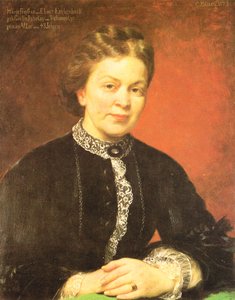 Tedesco: Marie Freifrau von Ebner-Eschenbach da Karl von Blaas