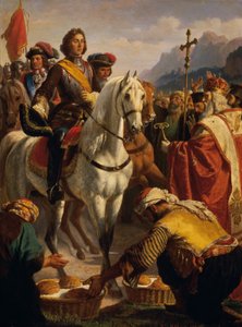 Marcia del Principe Eugenio verso la Bosnia 1697 da Karl von Blaas