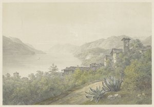 Vista dal parco di Bellagio, sul Lago di Como