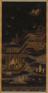 Paradiso di Amida Buddha Amitabha, periodo Heian, 794-1185 da Kasuga Kaishi
