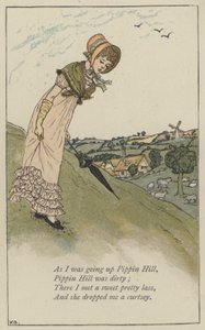 Mentre salivo su Pippin Hill da Kate (after) Greenaway