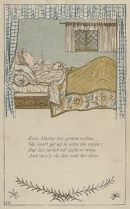 Elsie Marley è diventata così fine (litografia a colori)
