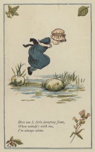 Eccomi, piccola Joan saltellante da Kate (after) Greenaway