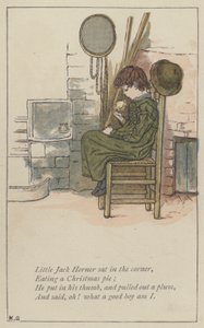 Il piccolo Jack Horner seduto nell