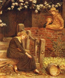 La favola della ragazza e il suo secchio di latte da Kate (after) Greenaway