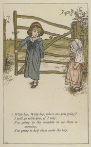 Ragazzo Willy, ragazzo Willy, dove stai andando da Kate (after) Greenaway
