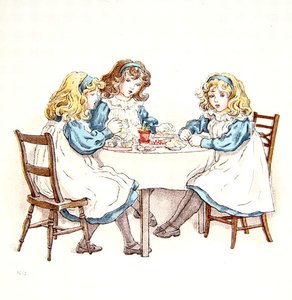 Festa del Tè delle Ragazze, Illustrazione da 