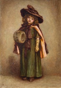 Bambina con Muff da Kate Greenaway