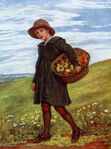 Verso il villaggio di Kate Greenaway da Kate Greenaway