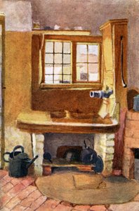 La pompa della cucina, Rolleston di Kate Greenaway da Kate Greenaway
