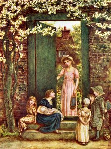 La porta aperta di Kate Greenaway da Kate Greenaway