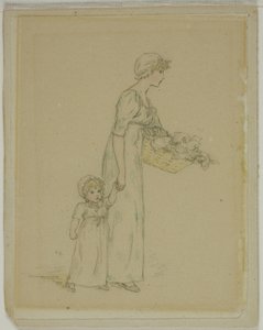 Donna con Bambino da Kate Greenaway