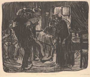 Taverna di Amburgo, o Kneipe Hamburger da Käthe Kollwitz