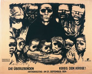 Poster per il Giorno Anti-Guerra da Käthe Kollwitz