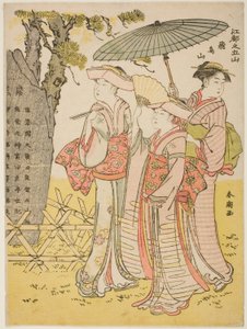 Collina di Asuka (Asukayama), dalla serie "Cinque colline di Edo (Koto no gozan)"