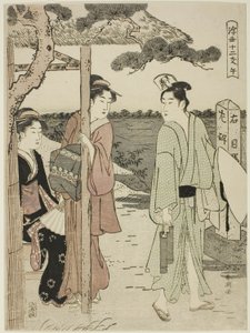 Cavallo, dalla serie "Dodici ore del mondo fluttuante (Ukiyo juni shi)"