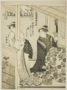 Narciso in inverno, dalla serie "Le migliori odi sui fiori delle quattro stagioni" da Katsukawa Shuncho