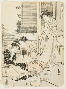 Il Sesto Mese (Rokugatsu), dalla serie "Costumi Popolari dei Dodici Mesi (Fuzoku juni ko)"