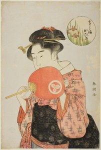 La cameriera Ohisa del Takashimaya da Katsukawa Shuncho