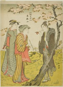 Collina Toei, dalla serie "Cinque colline di Edo" da Katsukawa Shuncho