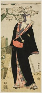 Attore Ichikawa Komazô II come Sukeroku da Katsukawa Shun