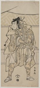 Ichikawa Monnosuke II come Samurai, 1791 da Katsukawa Shunei