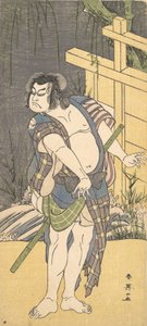 Attore Kabuki Sakata Hangoro III come un fuorilegge, ca. 1791