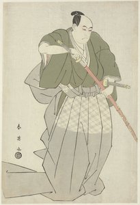 Momonoi Wakasanosuke estrae una spada
