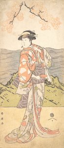 Il Quarto Iwai Hanshiro come una Donna Sotto un Ciliegio, ca. 1792