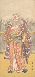 Attore non identificato della linea Ichikawa nel ruolo di Hige no Ikyu, ca. 1795 da Katsukawa Shun