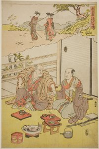 Scene dagli atti settimo e ottavo di Chushingura da Katsukawa Shunkо̄