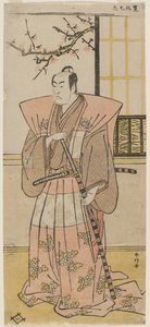 Ichikawa Monnosuke II come signore in abito formale da Katsukawa Shunko