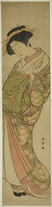 Una Cortigiana della Casa Matsubaya da Katsukawa Shunsho