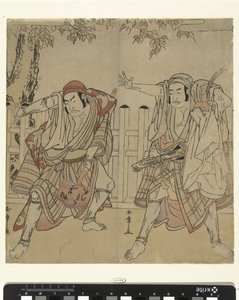 Attori Otani Hiroji III e Otani Tomoemon da Katsukawa Shunsho