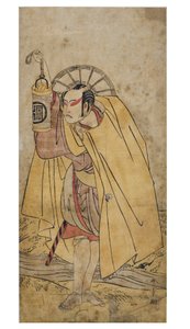 Attore Sanno gawa Ichimatsu in costume da Katsukawa Shunsho