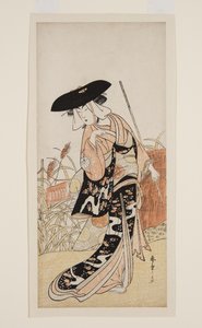 Attore Segawa Kikunojo III come Volpe Okiku (Okiku-gitsune)