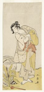 Ichikawa Danjuro V dal dramma "Shida yuzuri wa horai Soga"