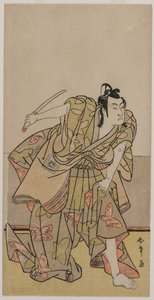Ichikawa Monnosuke II come Soga no Goro, c. fine 1770s