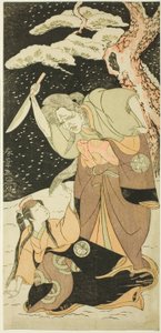 Nakamura Utaemon I come Karashi Baba e Yoshizawa Sakinosuke III come Shirotae da Katsukawa Shunsho