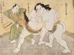 Il Match di Lotta tra Kimenzan Tanigoro e Edogasaki Gemji